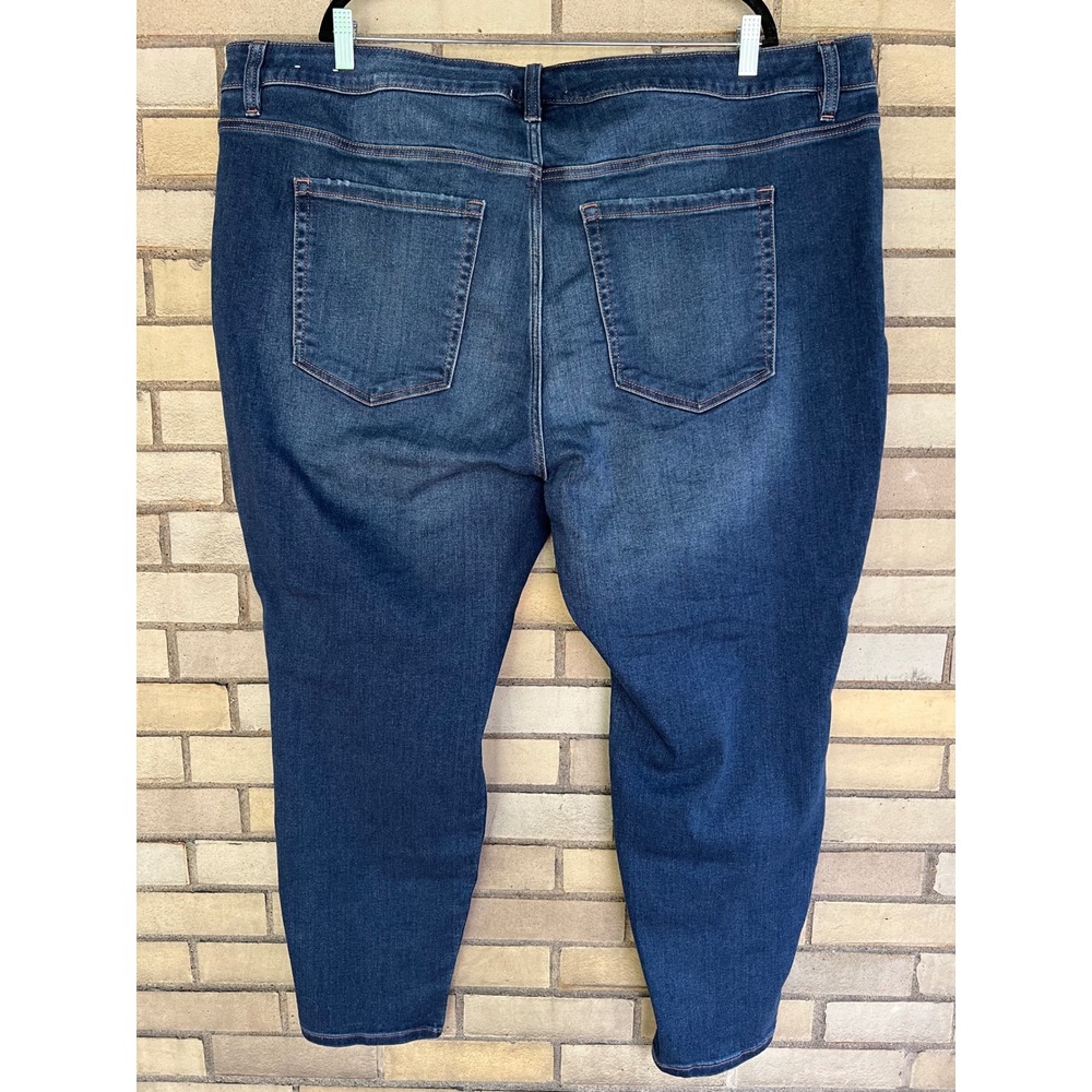 Lane Bryant Signature Fit Mid-Rise Skinny Jeans Flex Magic Waistband Plus Sz 28 - Picture 3 of 4